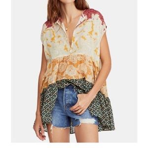 Free People tunic length shirt